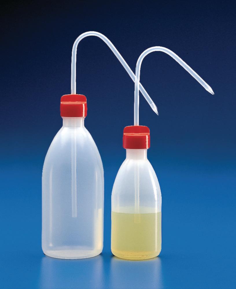 Kartell Wash Bottle 250 mL HDPE 60 x 140 mm Red Cap