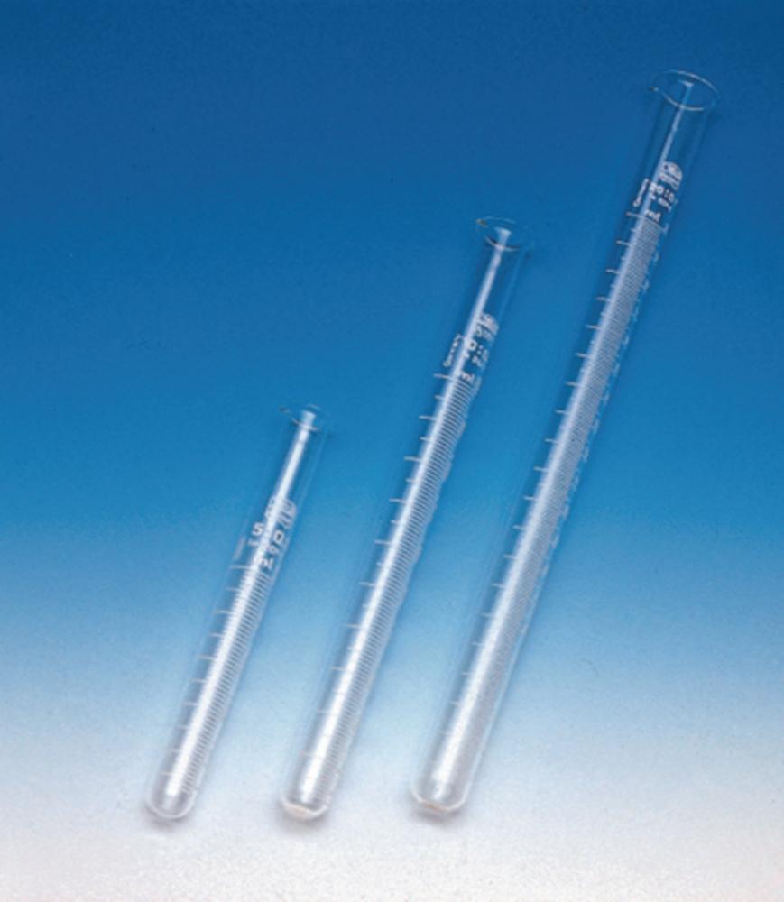 Hecht Test Tube 20:0.1 ml, Graduated Soda Glass, with Spout

