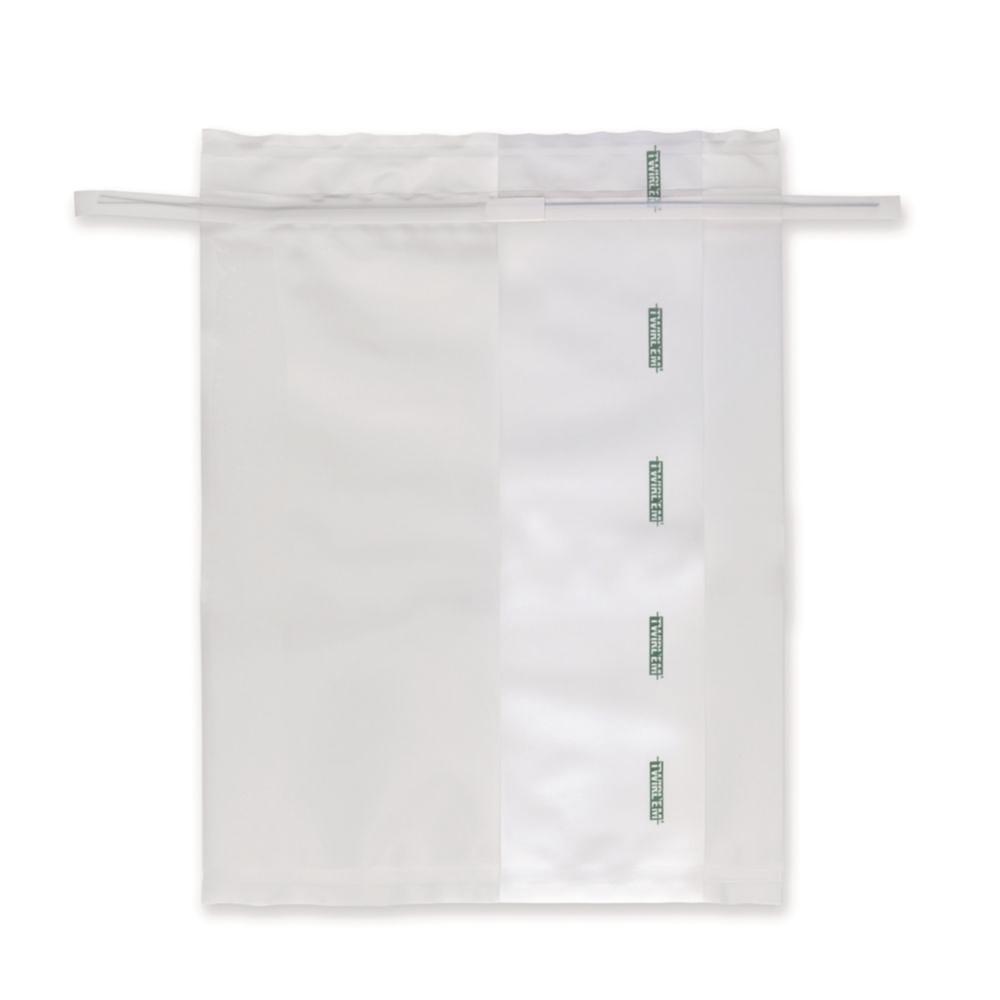 Labplas TWIRL'EM - Sample Bags 130ml Printed, Closure with 2 round wires 76x178mm, pack of 500