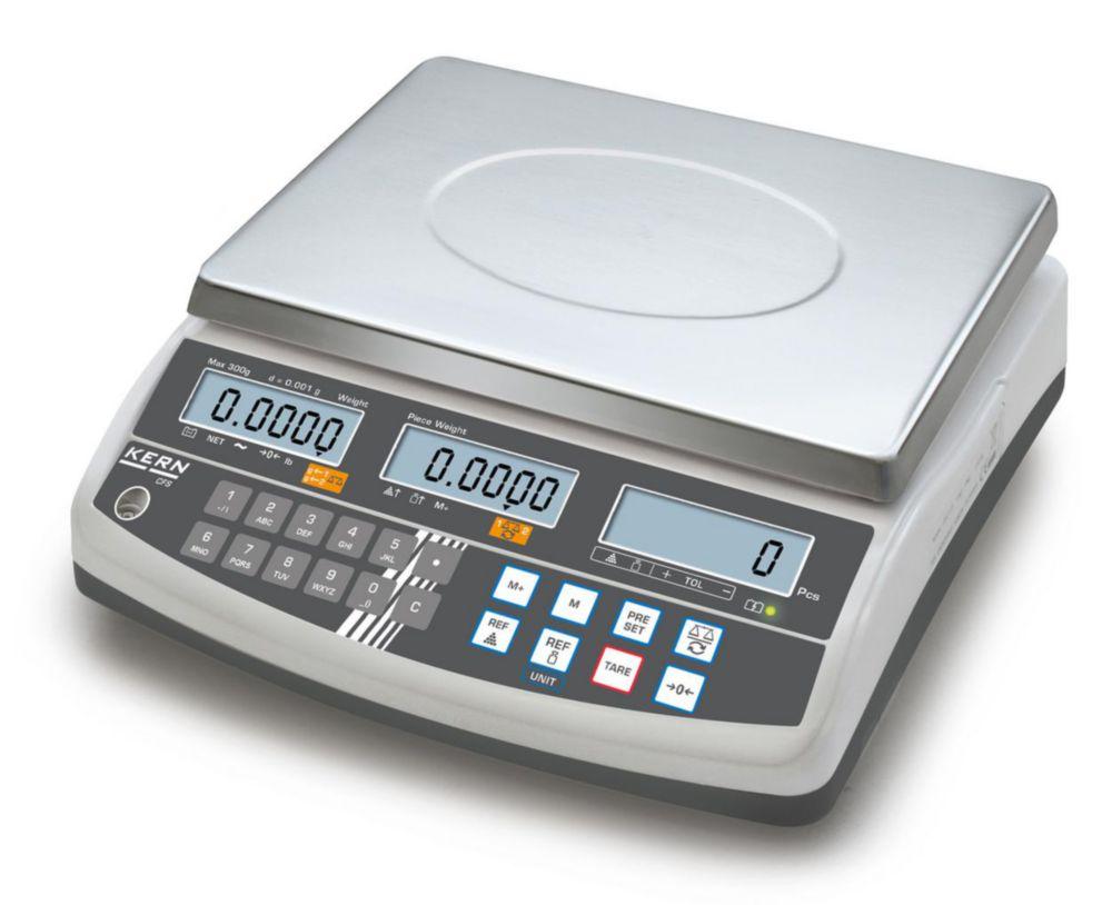 Kern Counting Scale CFS 30K0.5 – 30 kg / 0.5 g, Weighing Plate 300×225 mm