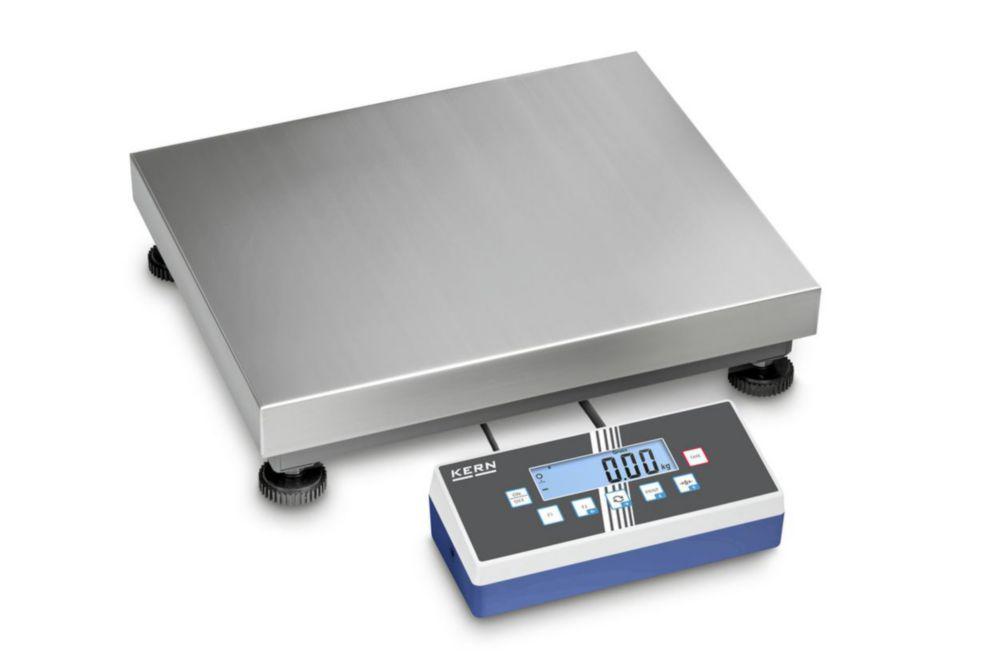 Kern Platform Scale IOC 100K-2M Weighing Range 60/150 kg, Weighing Plate 500x400 mm, Calibratable Stainless Steel