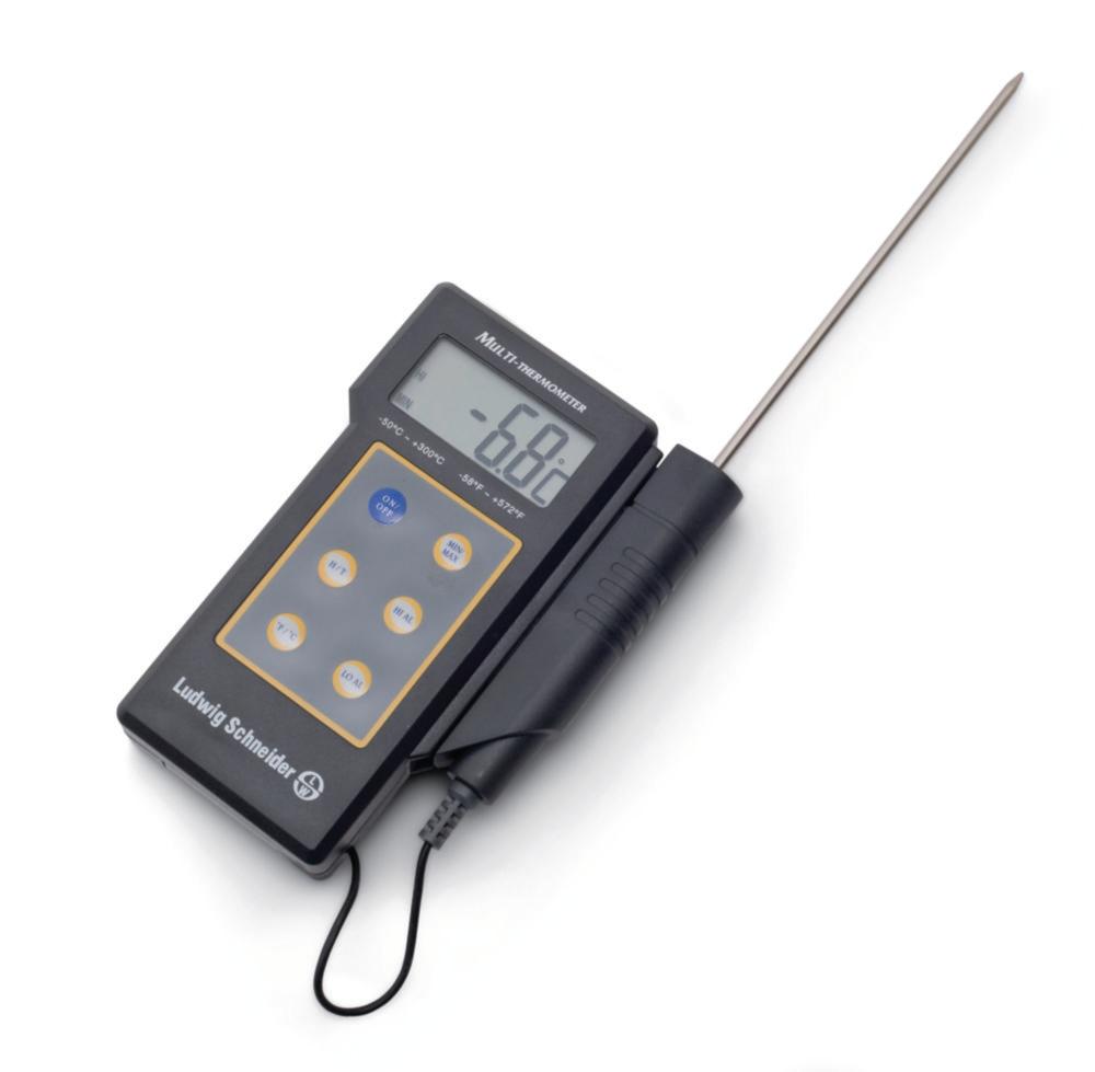 Ludwig Schneider Digital Thermometer -50°C to 300°C with Max/Min Function