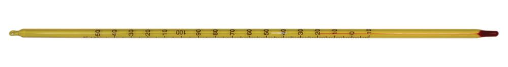 LLG General Purpose Thermometer Economy -10 +150:1°C, Red Filling, Stem Form