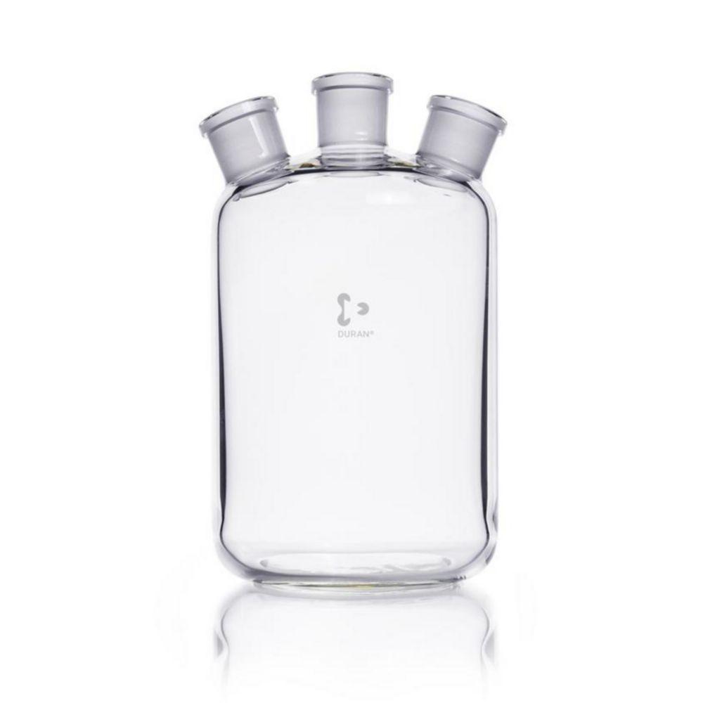 DWK Woulff Bottle 2000 ml, DURAN, with Neck 3xNS29/32