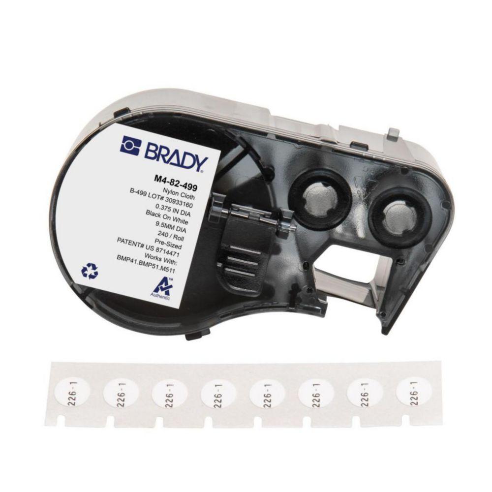 Brady Label Cartridge M4-82-499 for BMP41/BMP51/M511, Box of 240