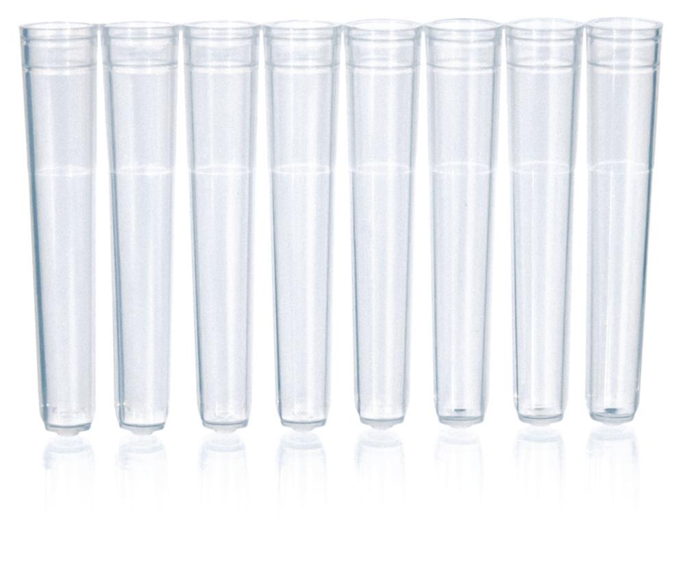 BRAND 8-Tube-Strips 1.2ml, Loose Pack of 120, PP, Non-Sterile