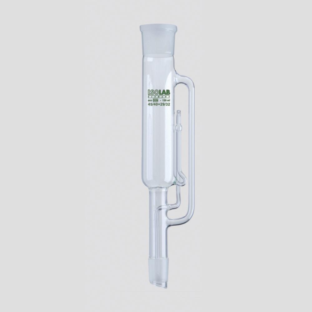ISOLAB Soxhlet Extractor Without Stopcock, NS 29/32, NS 45/40, 150 mL