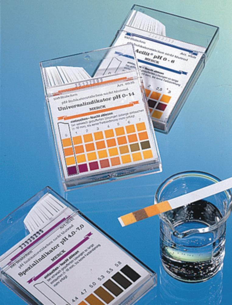 Merck pH Indicator Strips Universal 0-14 pH, Pack of 100