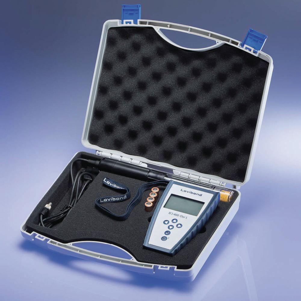 Tintometer SD 400 OXI L (Set2) with Optical Oxygen Sensor, 3m Cable, Batteries, Storage / Calibrating Bottle