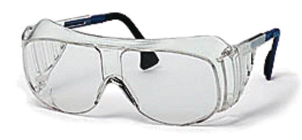 Uvex Overspecs 9161 Frame: Blue/Black, Lens: Colourless PC, UV-400 Protection, W 166 F CE - 2C-1.2 W 1 F CE