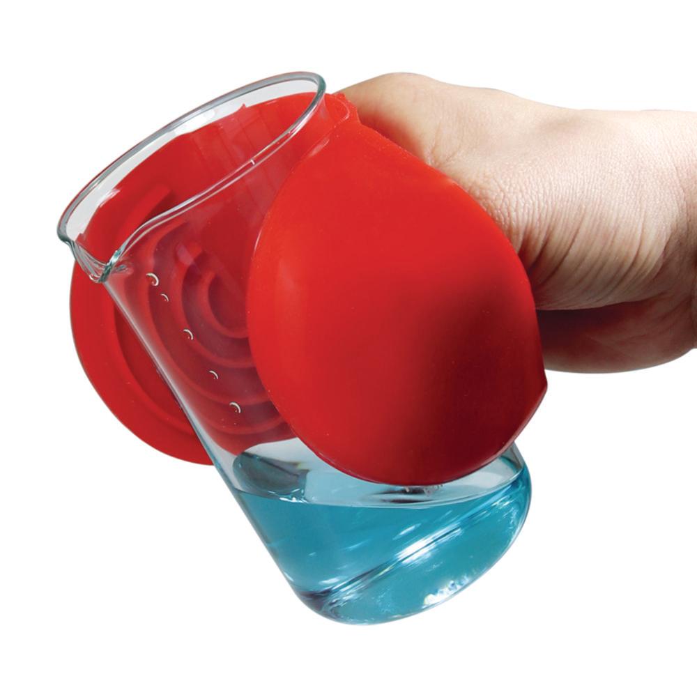 LLG Heat/Cold Hand Protector TempHand, Silicone Rubber, Red