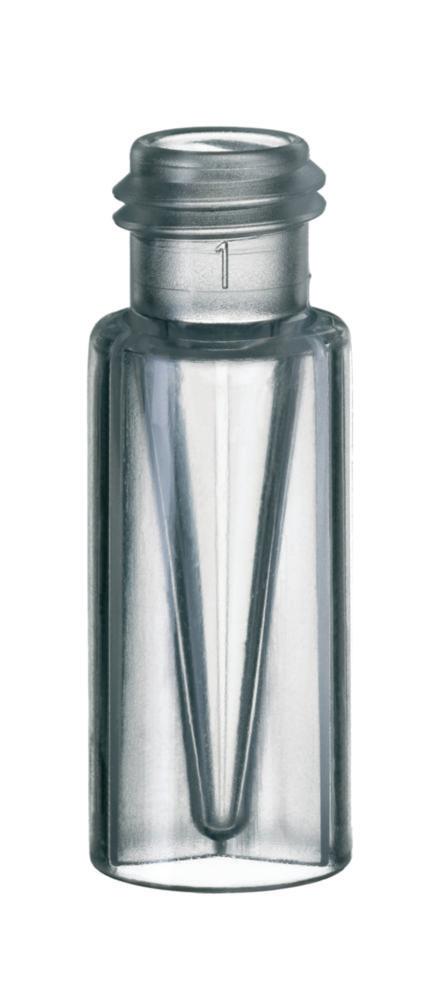 LLG Screw Neck Vials N 9 0.3 mL Transparent PP 11.6 mm × 32 mm with Inner Cone Pack of 100