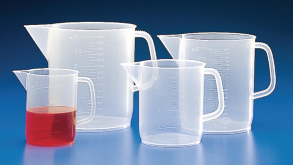Kartell Measuring Jugs 2000 mL PP Autoclavable Grad Low Form