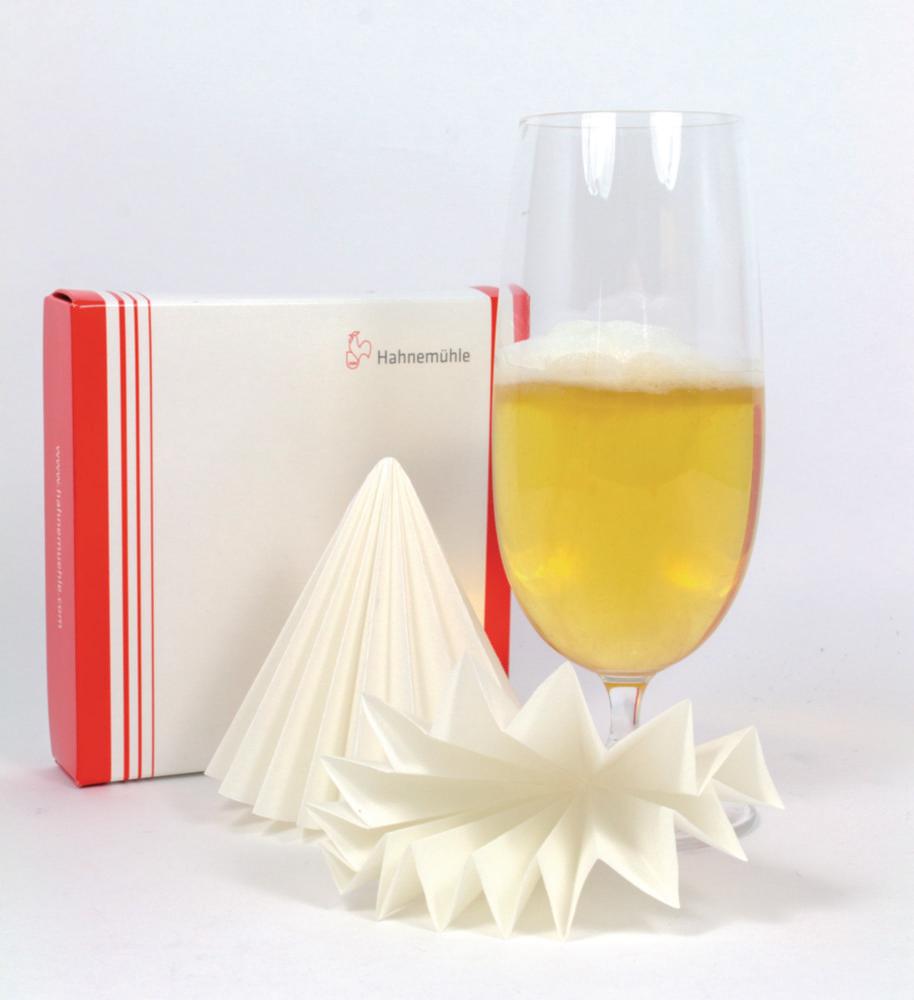 Hahnemühle Folded Filters, 2555/320 mm, for Beer Analysis, 75 g/m², Pack of 100
