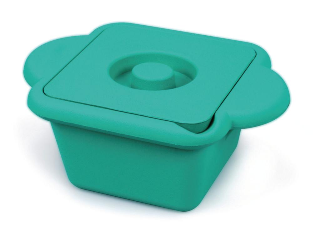 Heathrow Scientific True North Cool Container, 1 Litre, Emerald Green with Spout and Lid (267 x 195.5 x 114 mm)