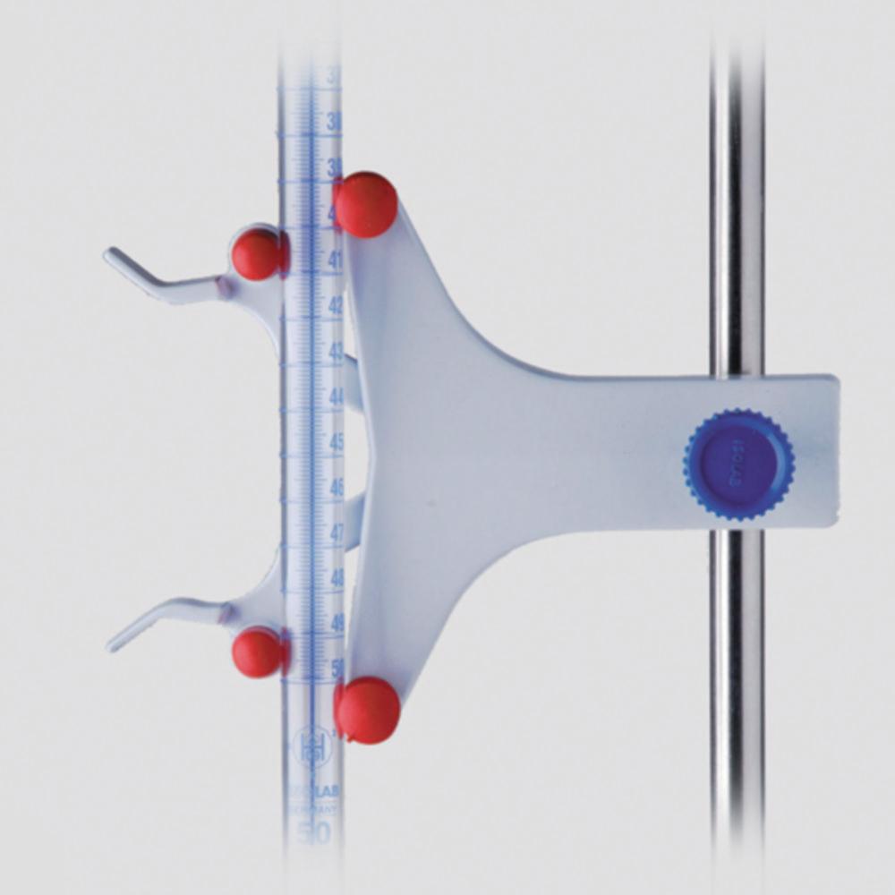 ISOLAB Burette Clamp Steel for 2 Burettes