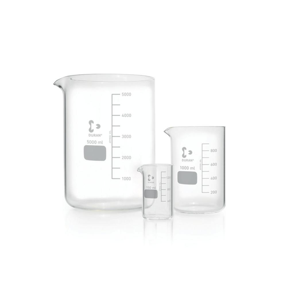 DWK DURAN Filter Beaker, Thick-Walled, 100 mL, with Cap