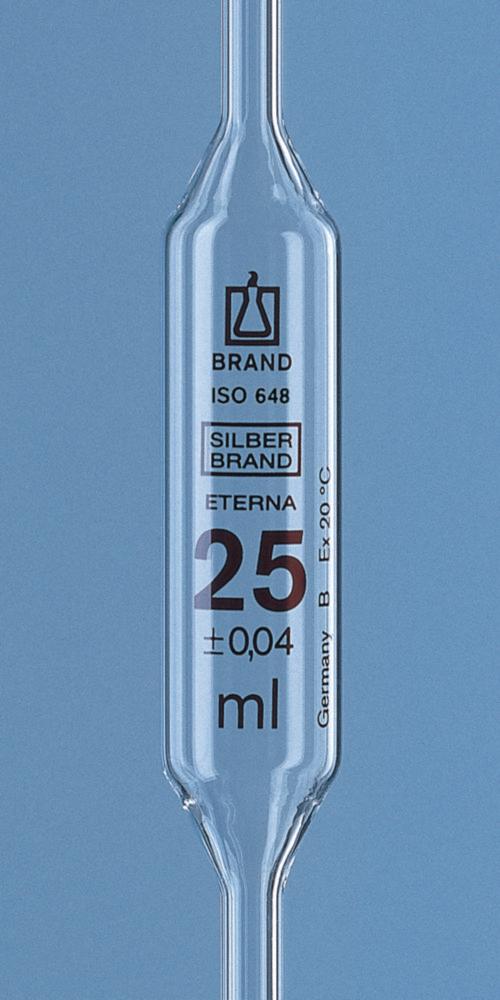 BRAND Volumetric Pipette, Class B, Cap. 2 ml