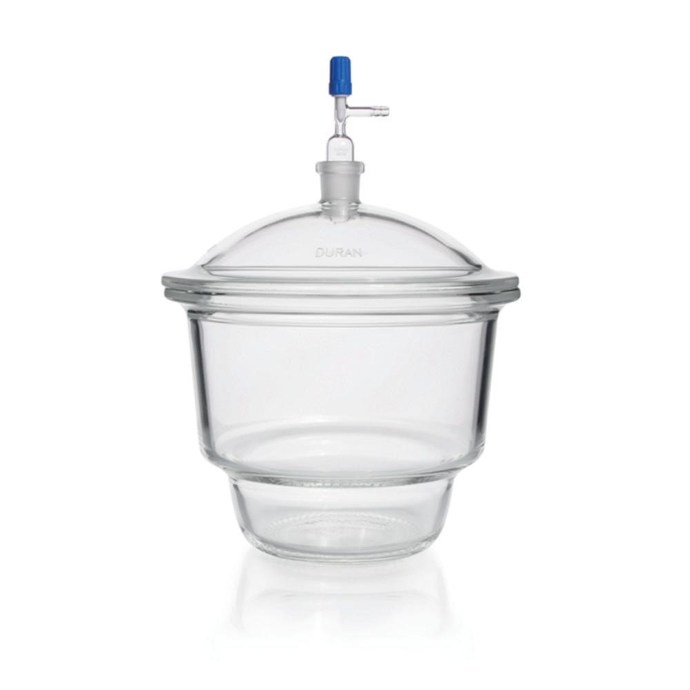 DWK DURAN Vacuum Desiccator with Stopcock, 200 mm, Without Plate