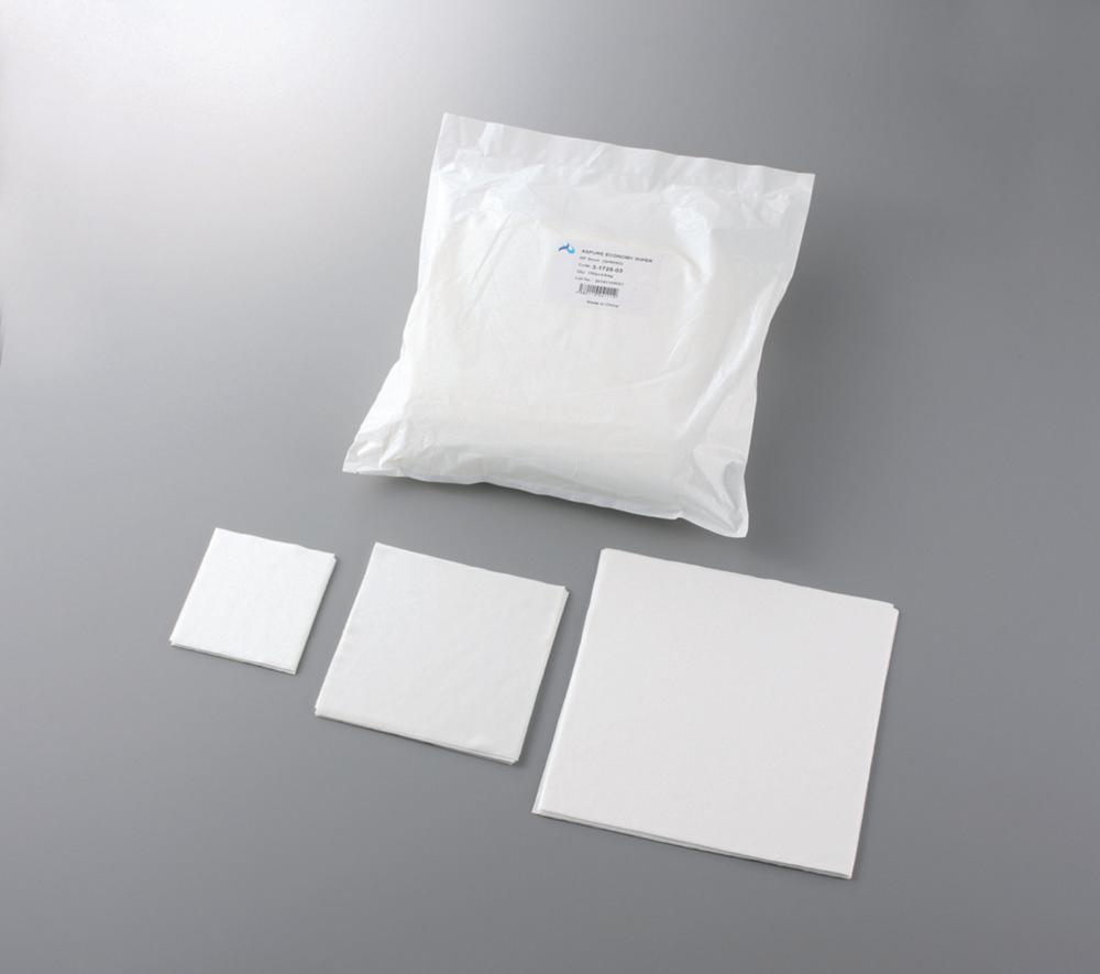 AS ONE ASPURE Cleanroom Wipers AP809MF Microfiber, 87% Polyester, 13% Nylon, 229 x 229 mm, Lasercut, Pack of 150