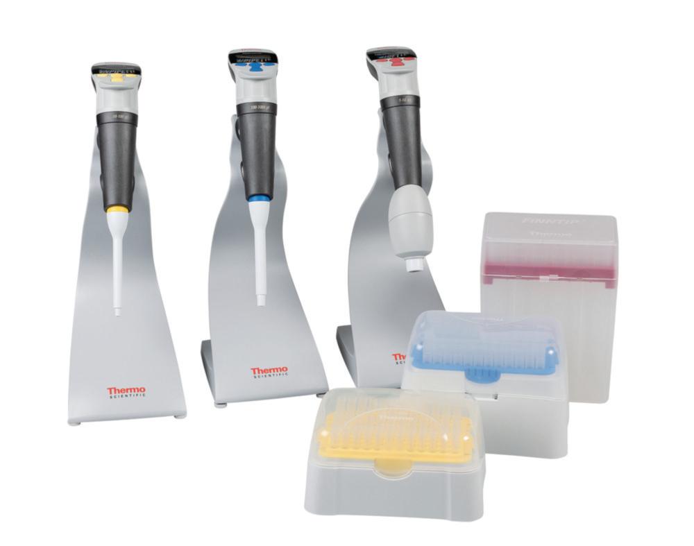 Thermo Finn Finnpipette Novus GLP Kit 1: Includes 10-100 µl and 100-1000 µl Pipettes, 2x Novus Stands