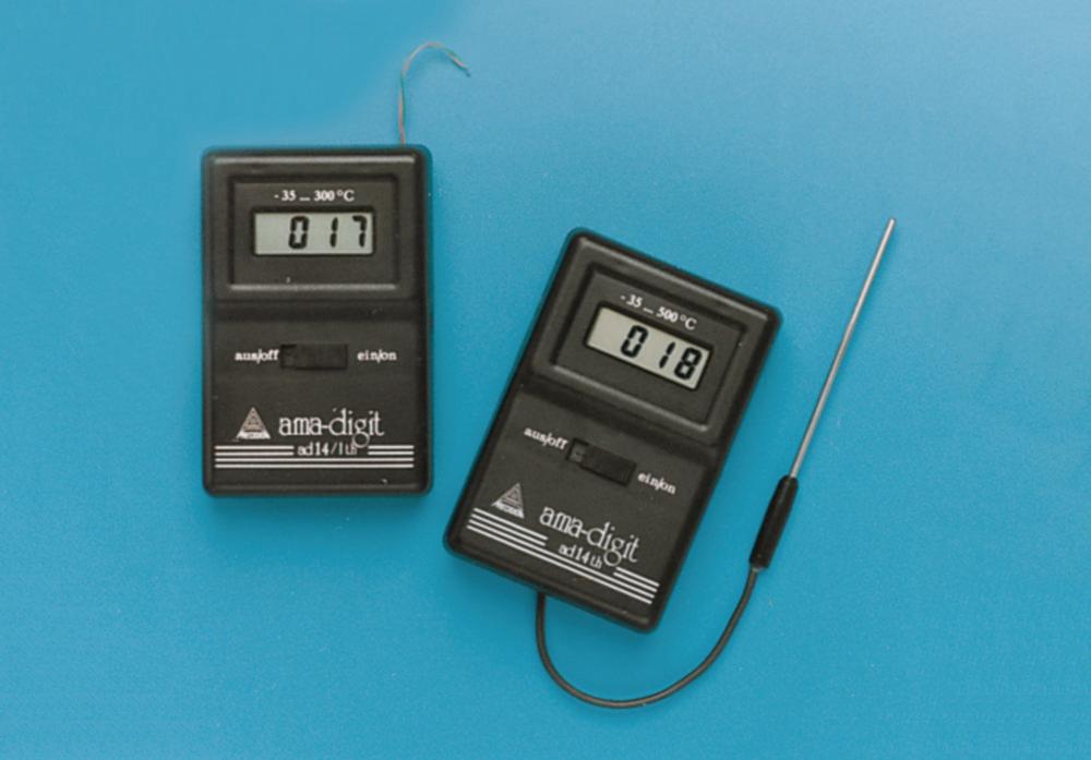 Amarell Digital Thermometer -35° - +500° C: 1°C, with St. Steel Sensor and Battery