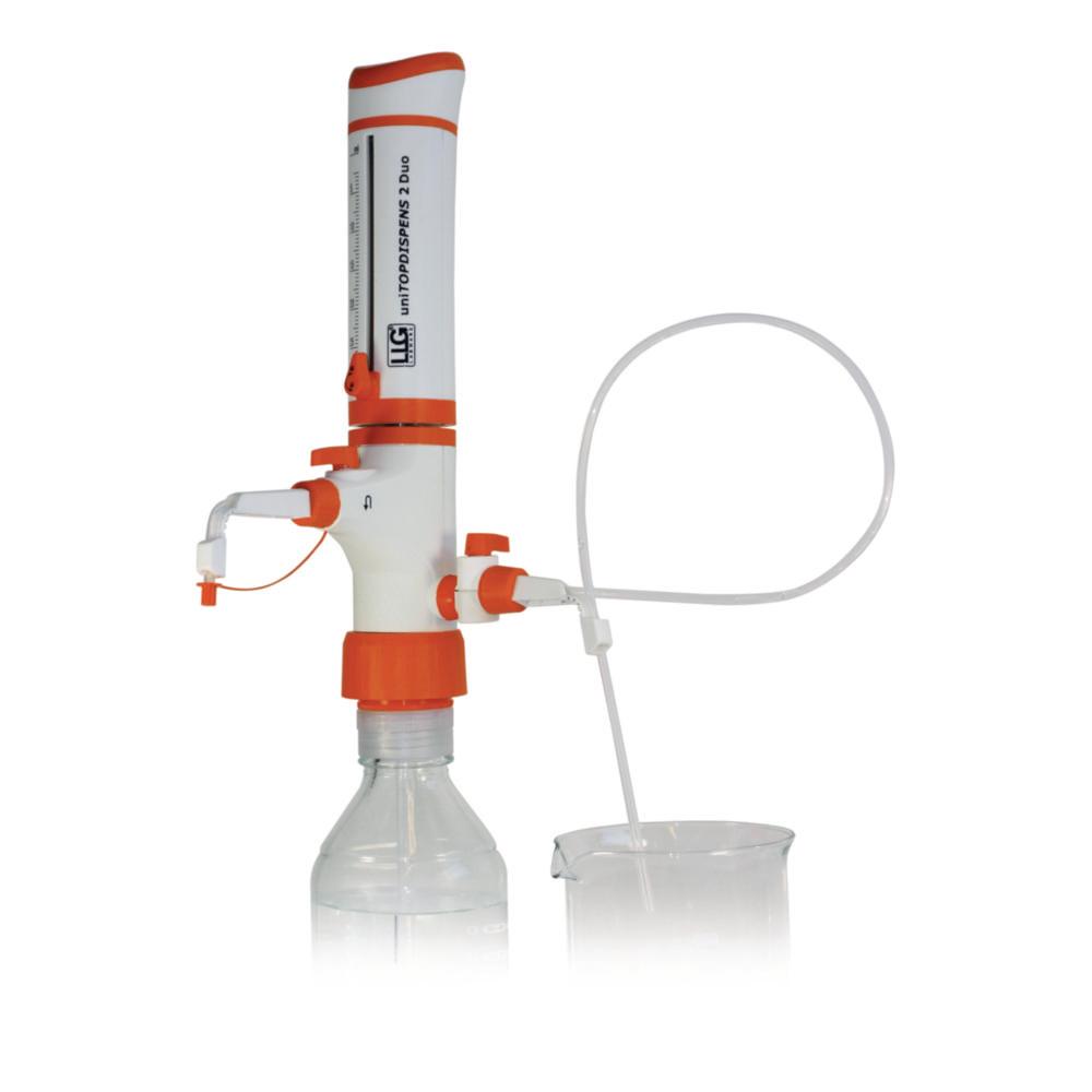 LLG-uniTOPDISPENS 2 Duo Bottle-Top Dispenser, Variable 2.5-30ml