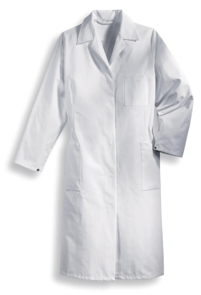 Uvex Ladies Laboratory Coat Size 40 White 100% Cotton 1/1 Arm Type 81509


