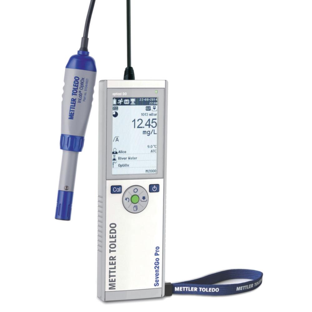 Mettler-Toledo Seven2Go RDO S9 BOD Kit Base Unit with InLab OptiOx, Calibration Bottles, Zero Oxygen Tablets & UGO Case