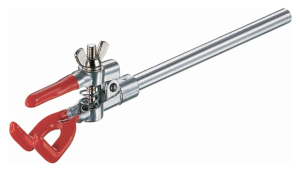 Carl Friedrich Three-Finger Clamp 25-80 mm Zinc Die Cast Plastic Coated