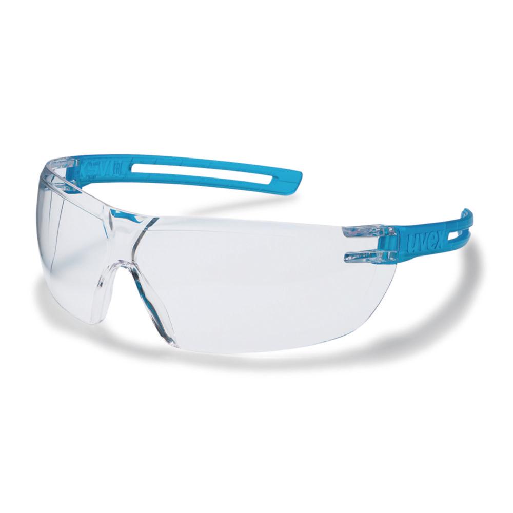 Uvex Safety Glasses X-Fit 9199, Translucent Blue Frame, Colorless Disc, UV 400, 2C-1.2W 1 FTKN CE

