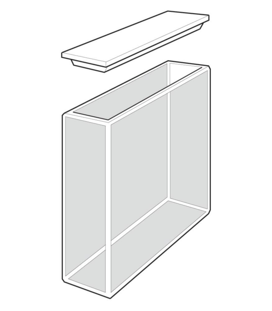 Starna Macro Cell Type 1.50mm Optical Path Length 17.5 ml Optical Glass, Non Sealing PTFE-Cover