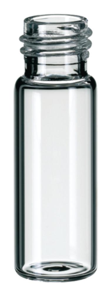 LLG Screw Neck Vial N 13, 4 ml, OD 14.75 mm, Outer Height 45 mm, Clear, Flat Bottom, Pack of 100