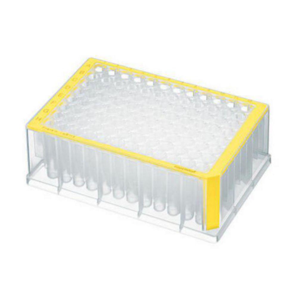Eppendorf Deep-Well Plates 96 x 1000µl Yellow, Pack of 5 Bags of 4