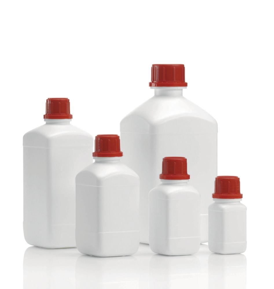 Kautex Textron Square Shape Bottle - 2500ml HDPE White Without Closure