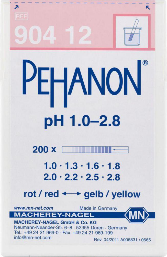 Macherey-Nagel-Nagel PEHANON pH Indicator Paper 1.0–2.8, Pack of 200