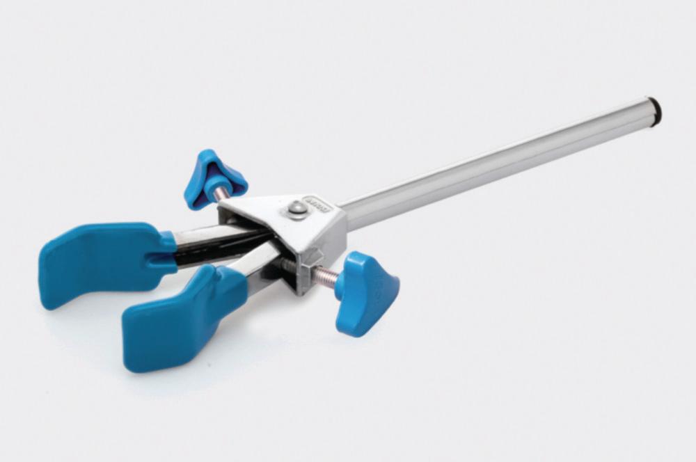 ISOLAB Universal Clamp 250 mm Span, 0-50 mm Bracket, PVC Coated