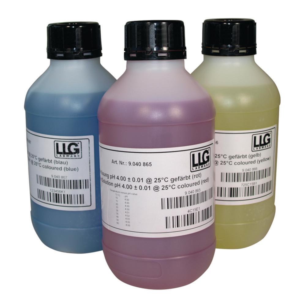 LLG Buffer Solution pH 10.00 ± 0.01/25°C, Blue Coded, 1 L, Borax-Free