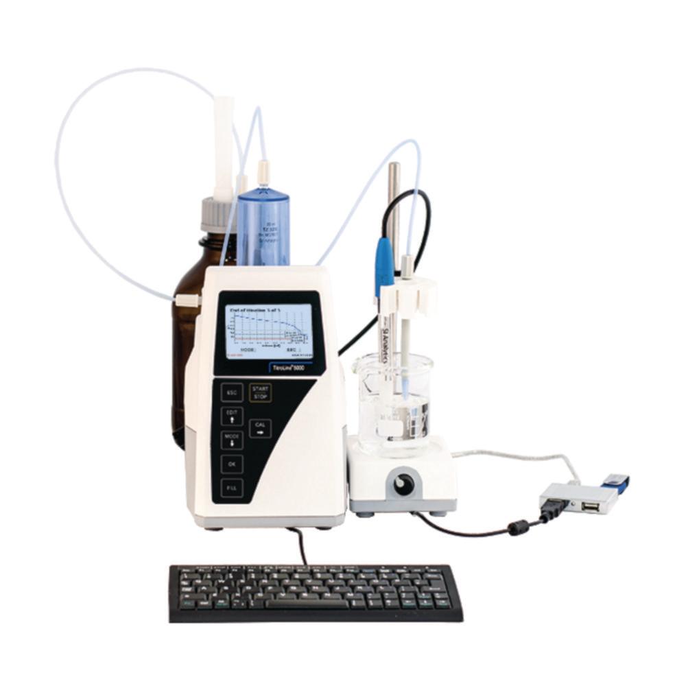 Xylem SI TitroLine TL 5000/20 Acidity Set for Acid-Base Titrations, Content: TL 5000/20 M 1, pH Buffer Set L 4895