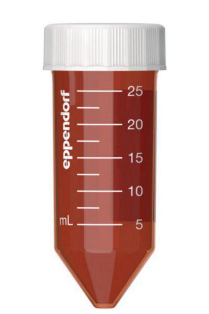 Eppendorf Tubes 25 ml with screw cap, Amber (Light-Protection), Sterile, Pack of 200