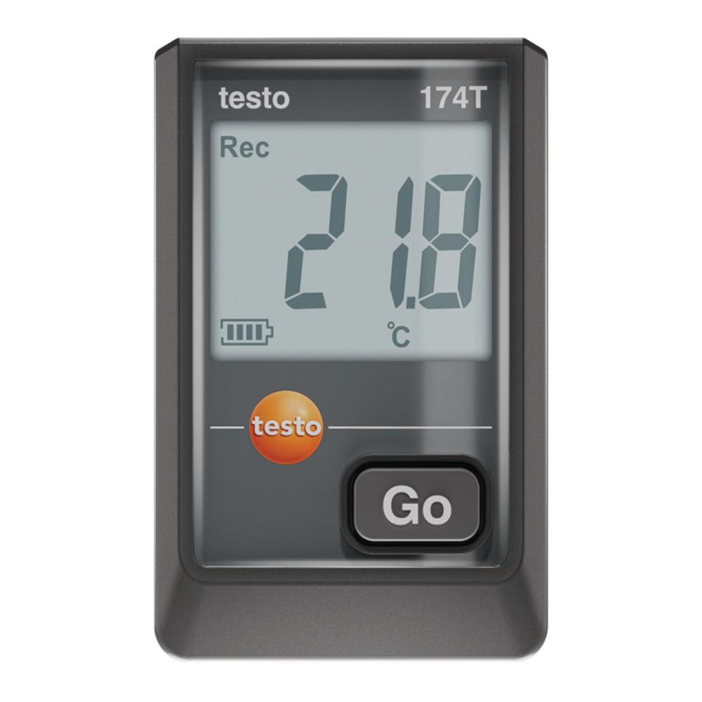 Testo Mini Temperature Data Logger 174 T with USB-C Interface and Software (Black)

