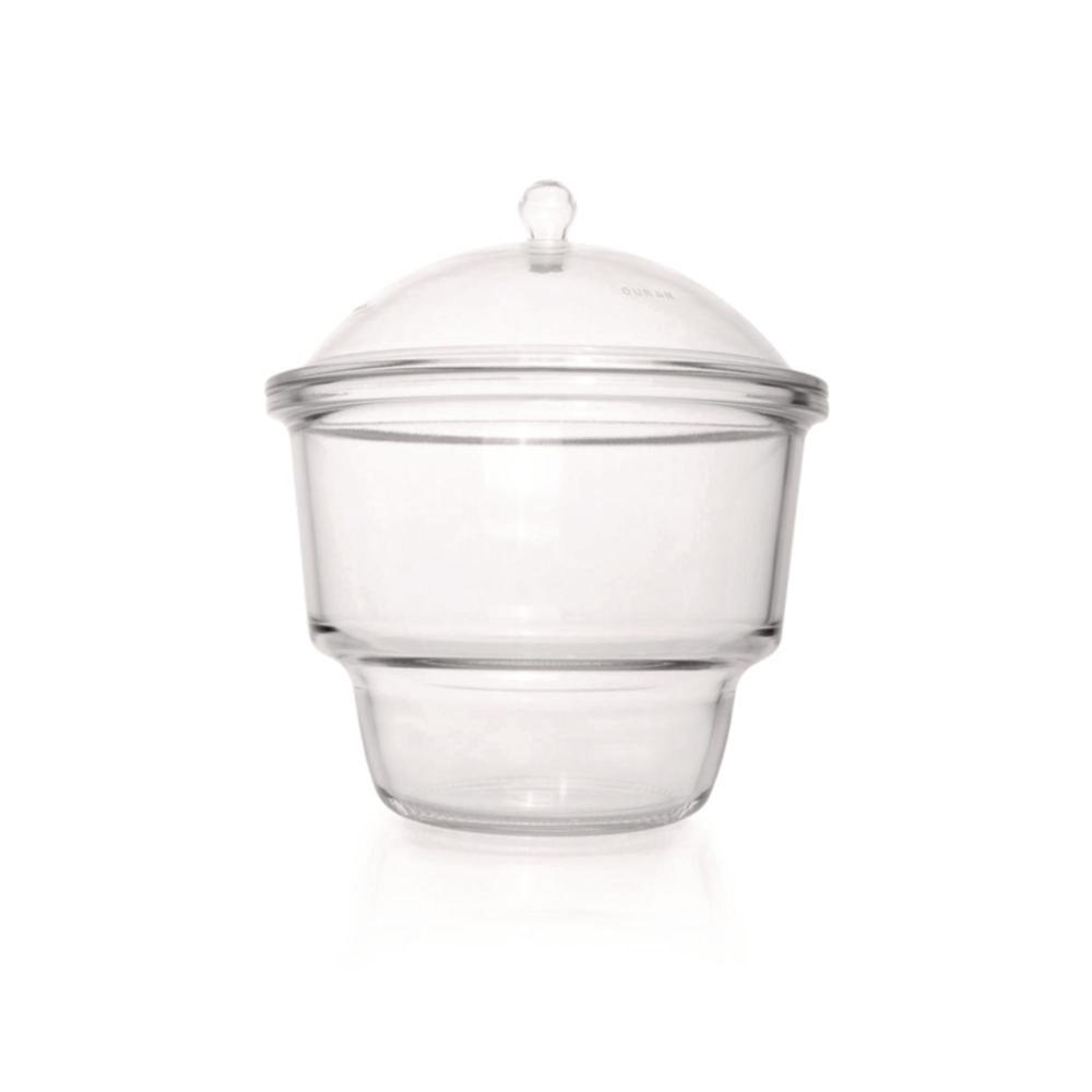DWK DURAN Desiccator with Knob Cover, Diameter 300 mm, Without Plate​