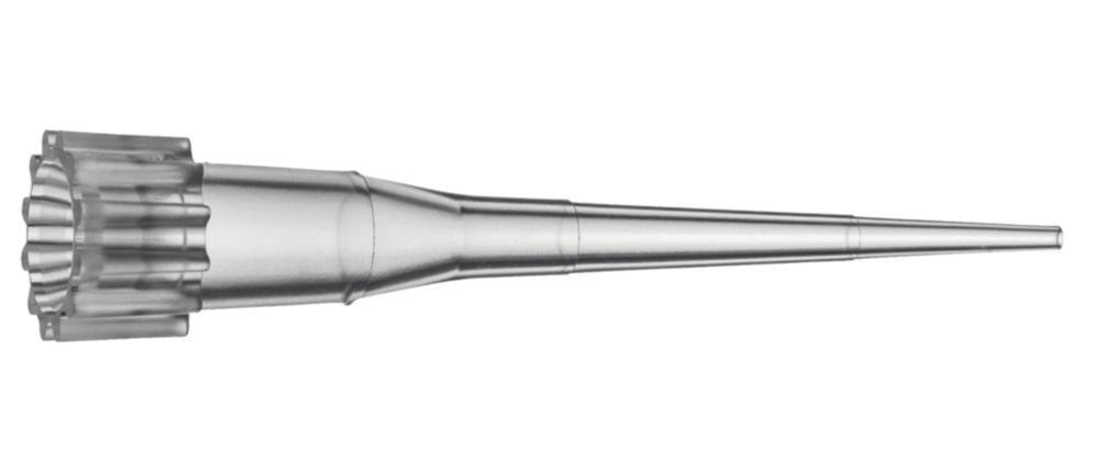 SOCOREX Qualitix Natural Ultra Microtips 10 µl Thin Graduated Tip, Autoclavable, Pack of 1000