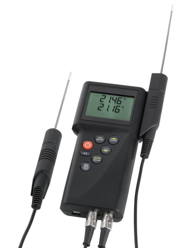 DOSTMANN Precision Hand-Held Meter P795 2-Channel, Pt100, -200...+850°C, for Inspection Equipment Monitoring

