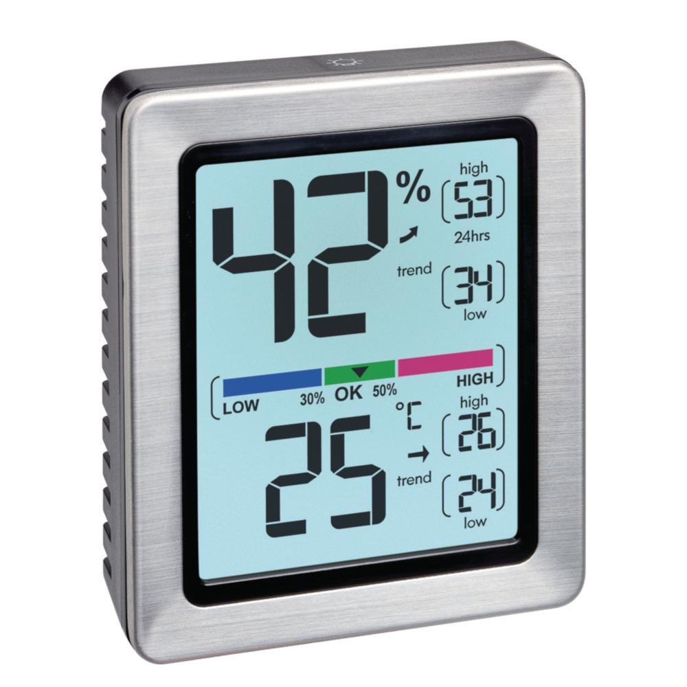 TFA Dostmann Digital Thermo-Hygrometer, Temperature -20...+70°C, Humidity Range 1...99%
