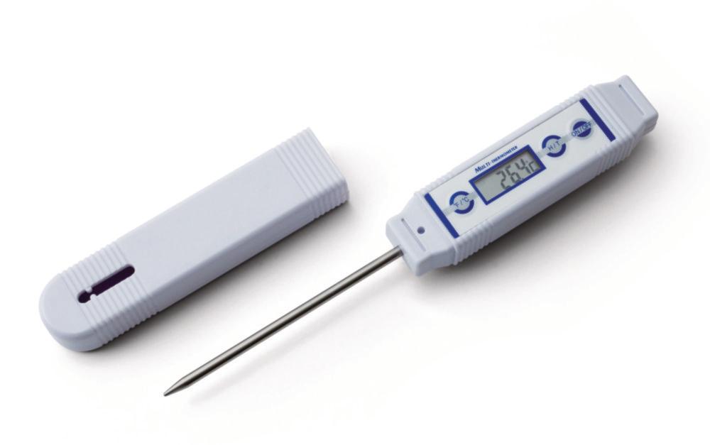 LLG Digital Pocket Thermometer Type 12090, -50°C to 150°C, Incl. Probe with Stainless Steel Tip