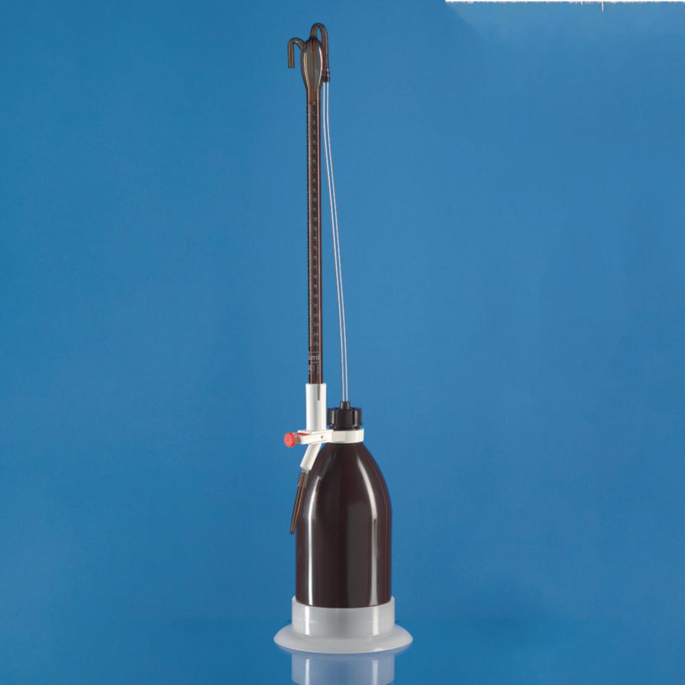 BRAND Titrating Apparatus ACCTO Schilling Silberbrand Schellbach Stripes 25mL:0.1mL Amber Glass

