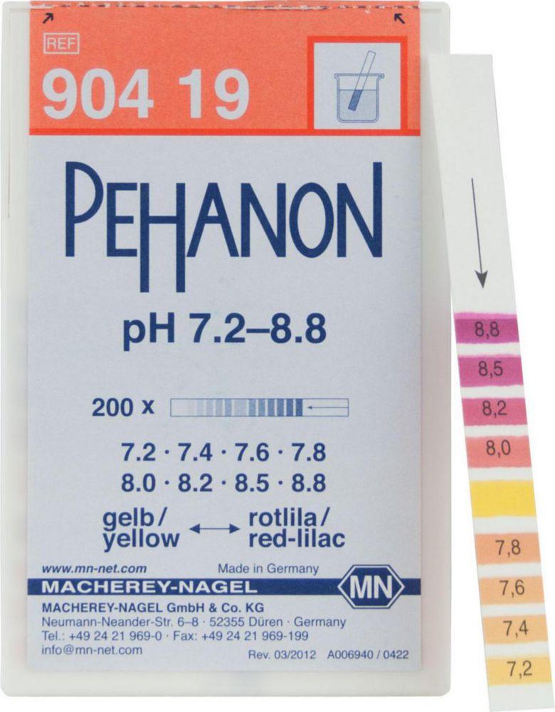 Macherey-Nagel-Nagel Indicator Paper Pehanon pH 7.2-8.8 (Pack of 200 Strips)