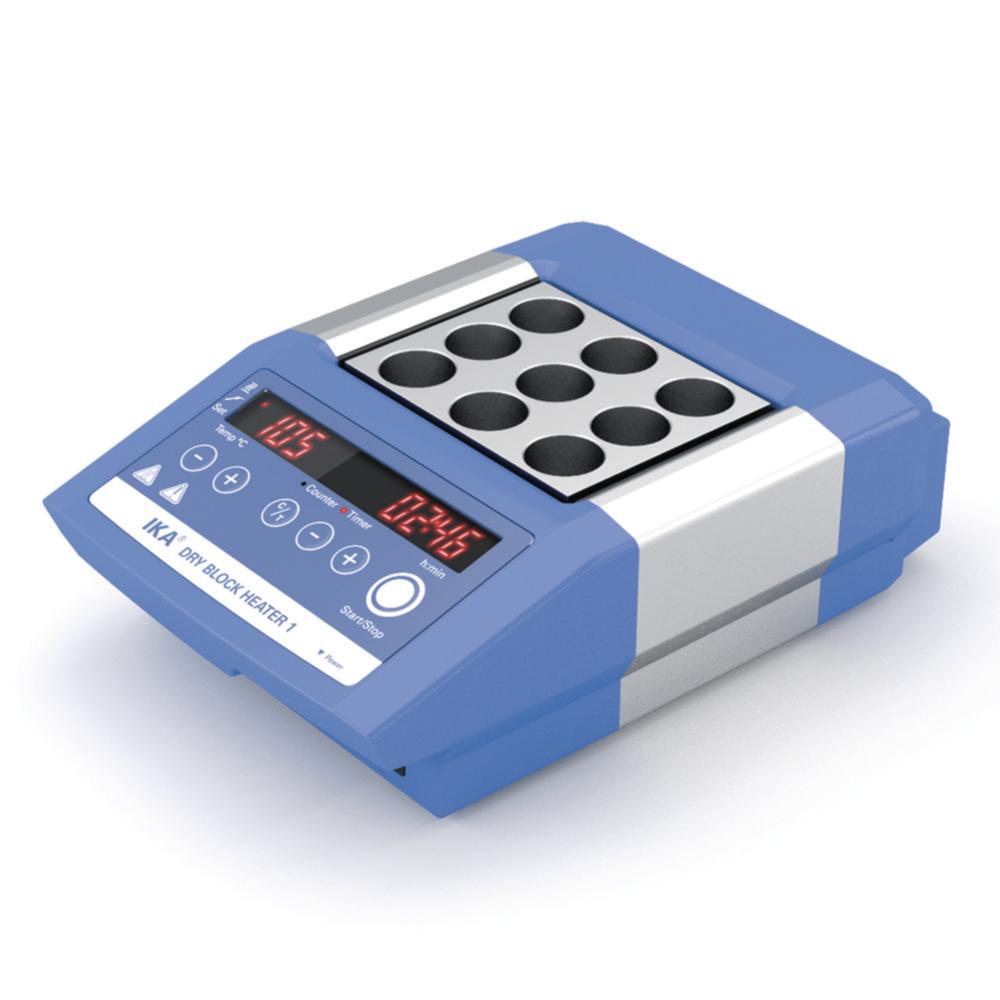 IKA Digital Block Thermostate Dry Block Heater 1 for 1 Aluminium-Block-Insert, up to 120°C