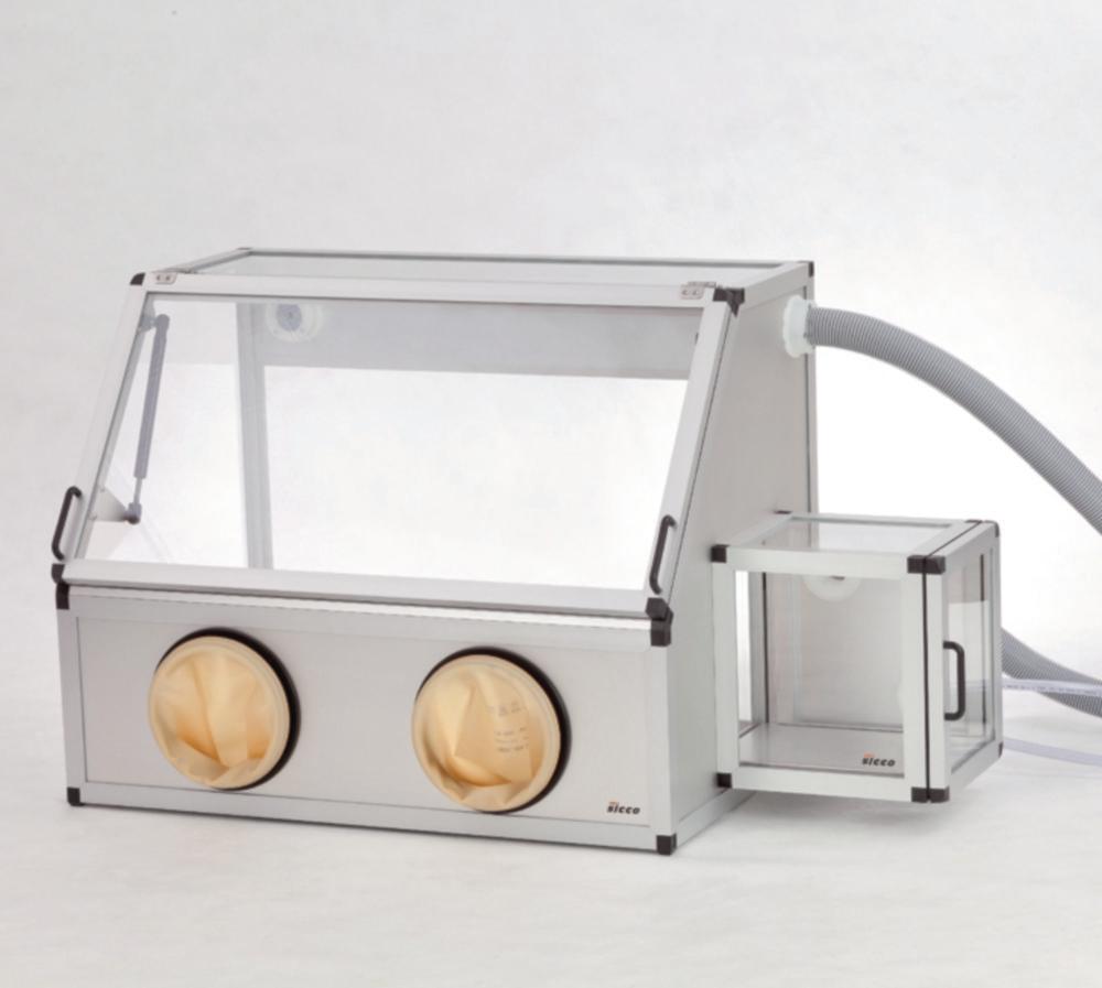 Bohlender Glove Box Vitrum with Transfer Chamber Glass/Al